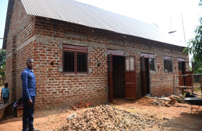 The classroom block constructed by the Iziragobi Project in Namutumba District